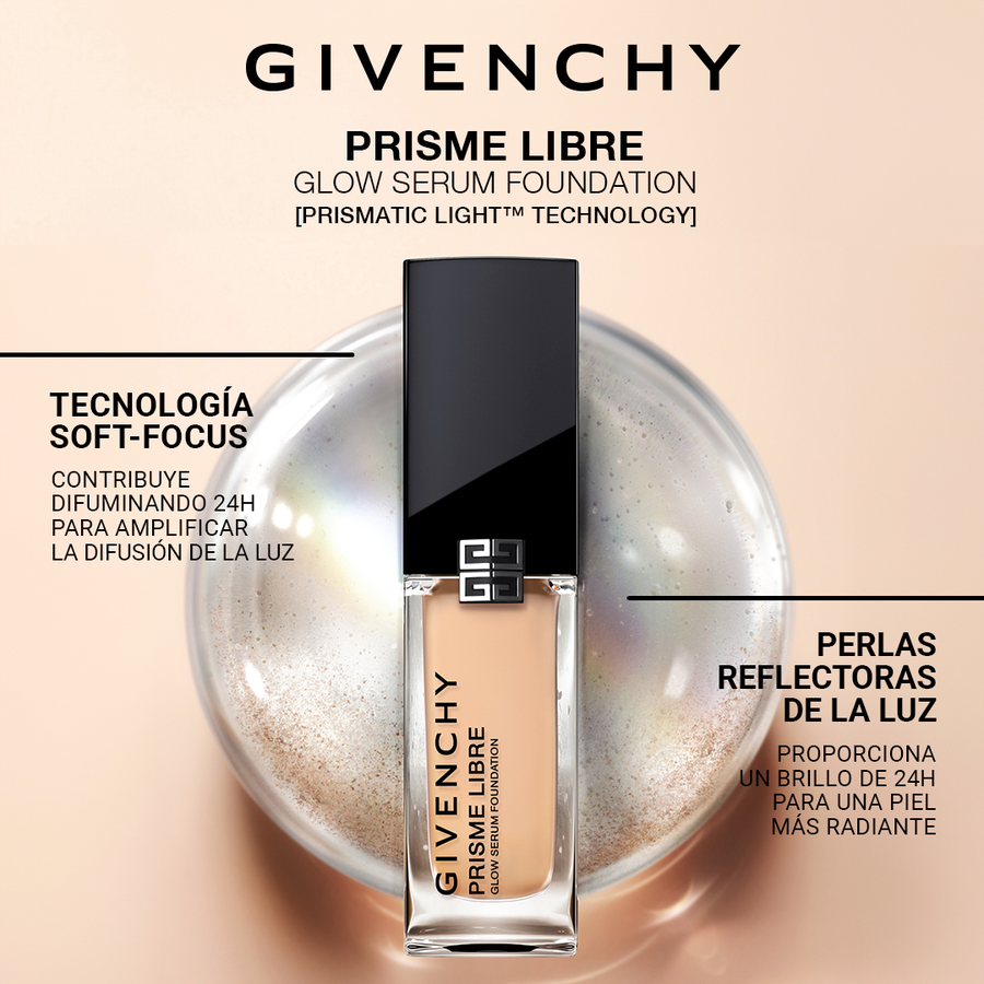 Givenchy Prisme Libre Glow Serum Foundation 30ml | Duty Free Madrid Tiendas Aeropuerto