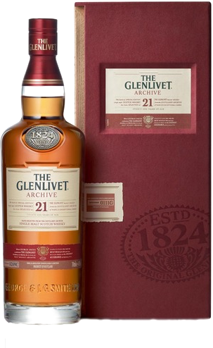 Glenlivet Single Malt Scotch Whisky 21y Archive 43% 0.7L