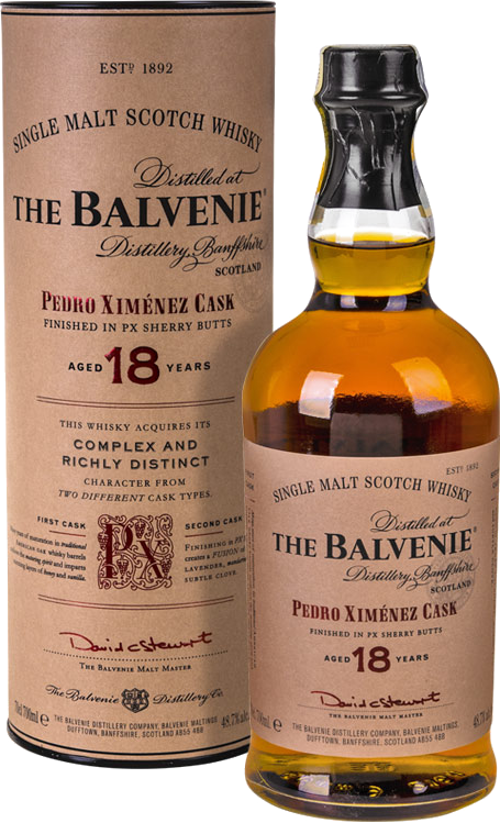 Balvenie 18y Sherry Cask Speyside Single Malt Scotch Whisky 48.7% 0.7L Geschenkverpackung