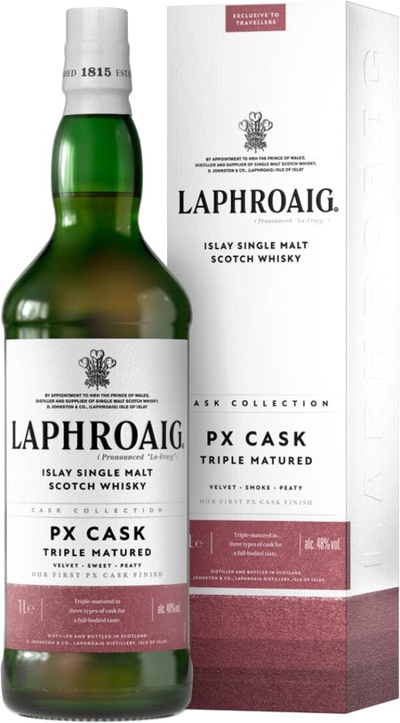 Laphroaig PX Cask Islay Single Malt Scotch Whisky 48% 1L Geschenkverpackung