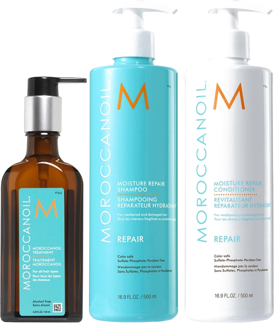 Moroccanoil Moisture Repair Travel Duo Set 2x70ml | Duty Free Madrid Airport Shops