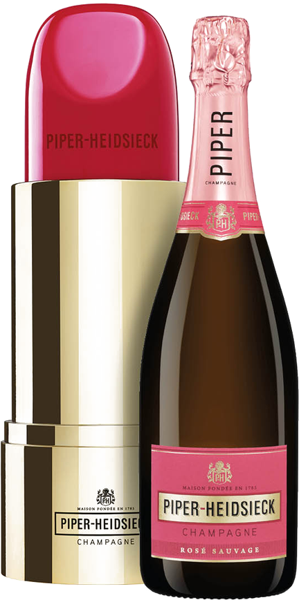 Piper-Heidsieck, Rosé Sauvage, Champagne, AOC, brut, rosé (carton gift box incl. 2 glasses) 0.75L