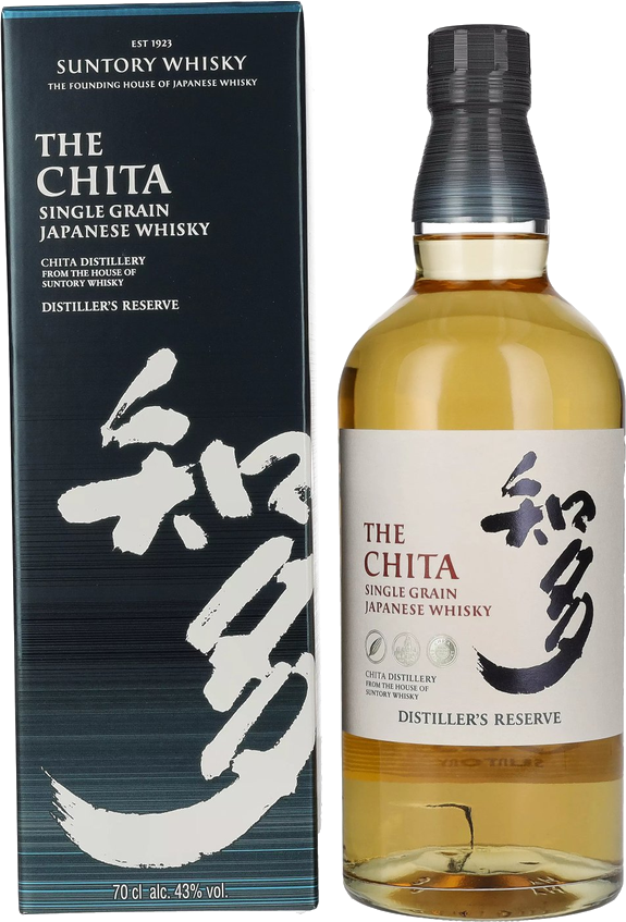 Chita Suntory Japanese Single Grain Whisky 43% 0.7L gift pack