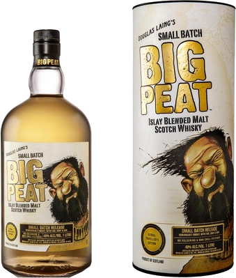 Douglas Laing Big Peat Islay Blended Malt Scotch Whisky 48% 1L Geschenkverpackung
