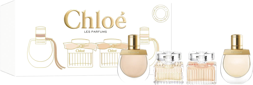 Chloe Mini Nomade Signature Woman Spring Gift Set Four Pieces 4x5ml Eau de Parfum